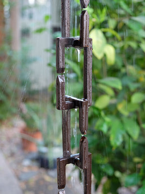 Rectangle Links™ Rain Chain
