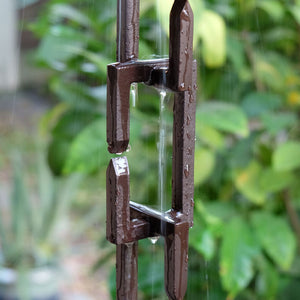 Rectangle Links™ Rain Chain