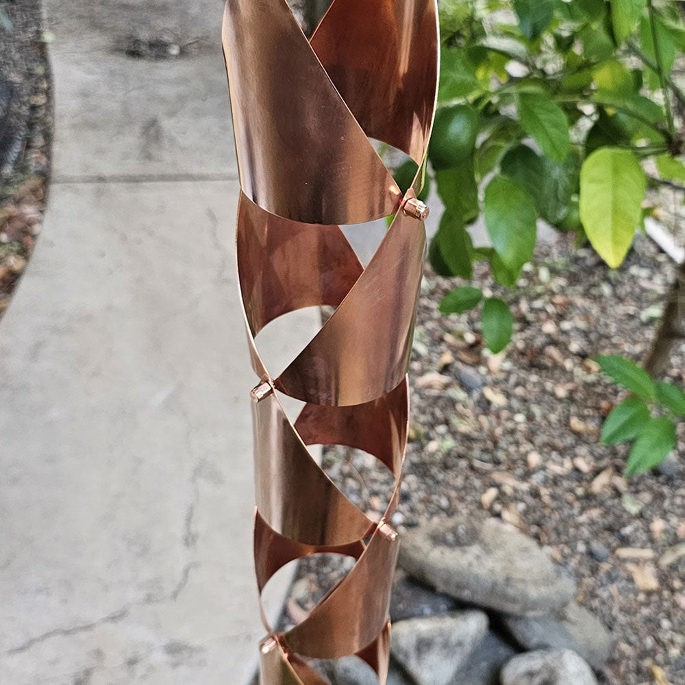 Abstract Rain Chain Rain Chains & Accessories | Handcrafted Downspout Alternatives