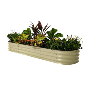 11" Tall 9 In 1 Modular Metal Raised Garden Bed Kit