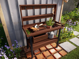 Cedar Potting Bench