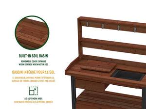 Cedar Potting Bench