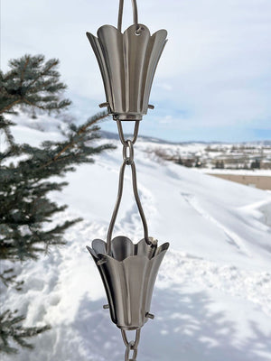 Yuri Rain Chain Copper during the winter