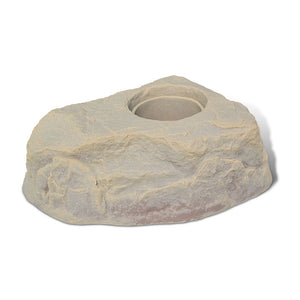 Planter Faux Rock 132 in Sandstone without plant