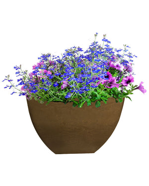 20 inch planter without stand Oak