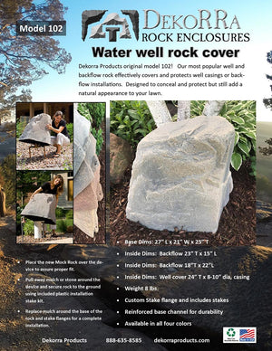 Artificial Rock Model 102 spec sheet
