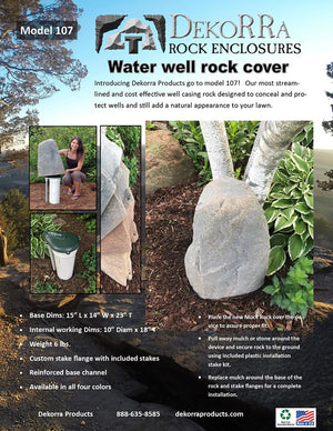 Artificial Rock Model 107 spec sheet