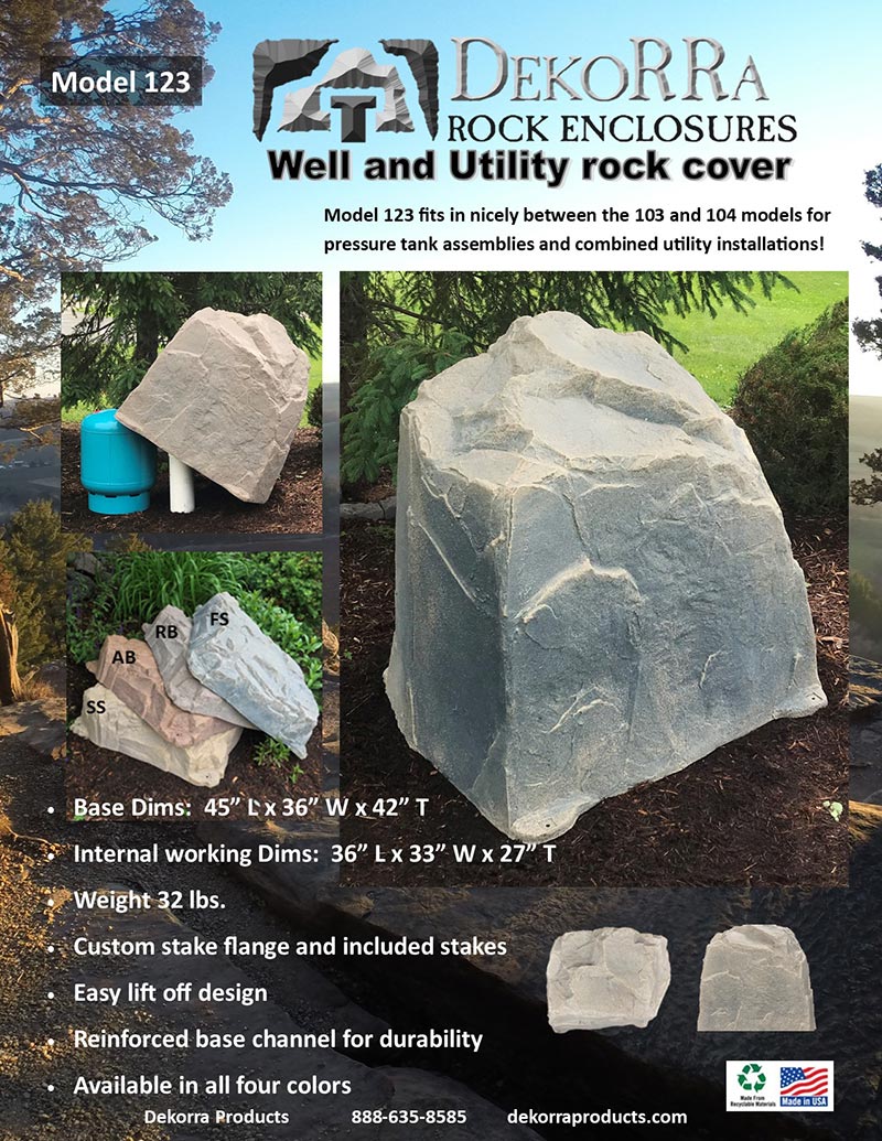 Dekorra 45 in. x 36 in. x 42 in. Tall Large Artificial Rock Cover