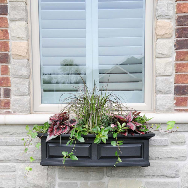 nantucket self watering window planter Mayne | Nantucket Window Box 3FT
