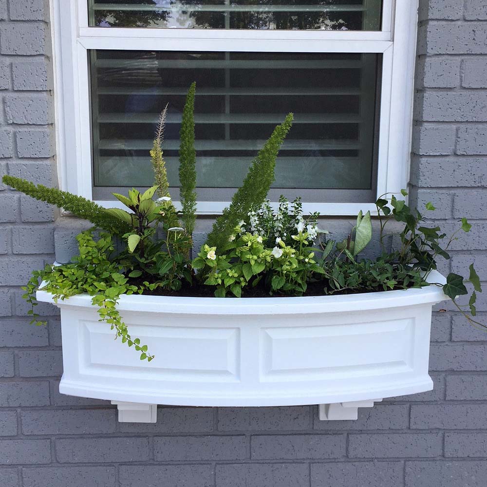 nantucket self watering window planter Mayne | Nantucket Window Box 3FT