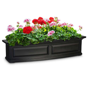 Nantucket 4ft Window Box - Black