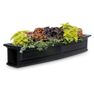 Nantucket 5ft Window Box - Black