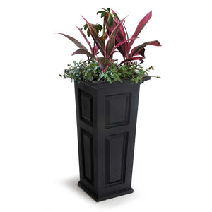 Nantucket 32in Tall Planter - Black
