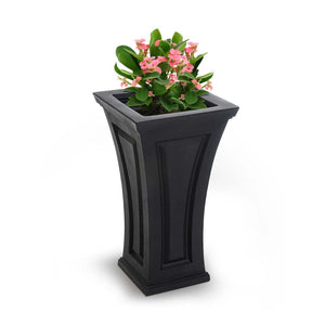 Cambridge 28in Tall Planter - Black