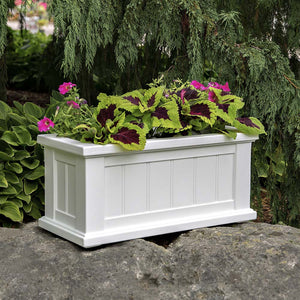Cape Cod 24in x 11in Rectangle Planter