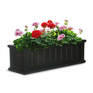 Cape Cod 3ft Window Box - Black