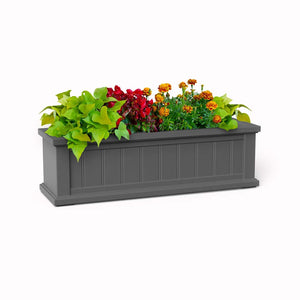 Cape Cod 3ft Window Box - Graphite Grey