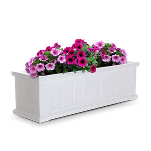 Cape Cod 3ft Window Box - White