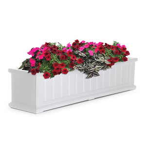 Cape Cod 4ft Window Box - White