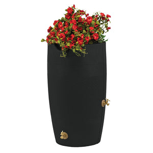 Impressions Havanna 50 Gallon Rain Saver Black
