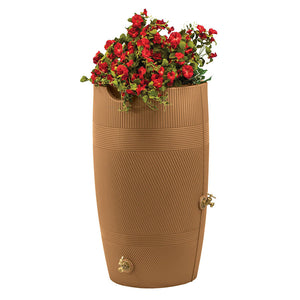 Impressions Havanna 50 Gallon Rain Saver Terra Cotta