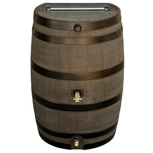 50 Gallon Dual Spigot Rain Barrel