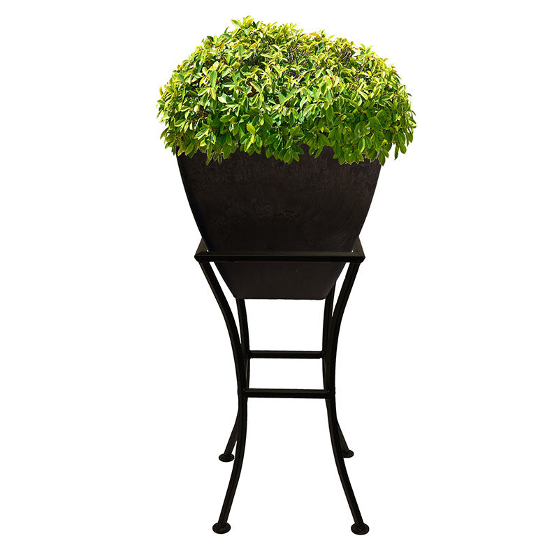 12 inch indoor planter with stand RTS 12" Square Planter with Stand