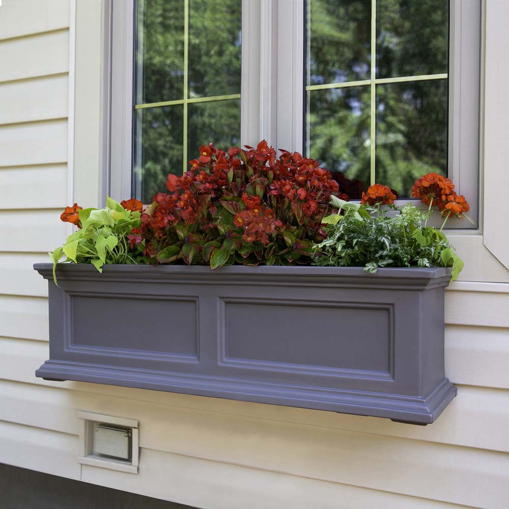 cheap window box planters Mayne 3 ft. Fairfield Window Box