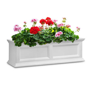 Fairfield 3ft Window Box - White