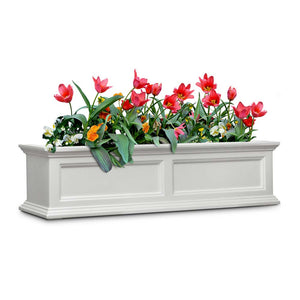 Fairfield 4ft Window Box - White