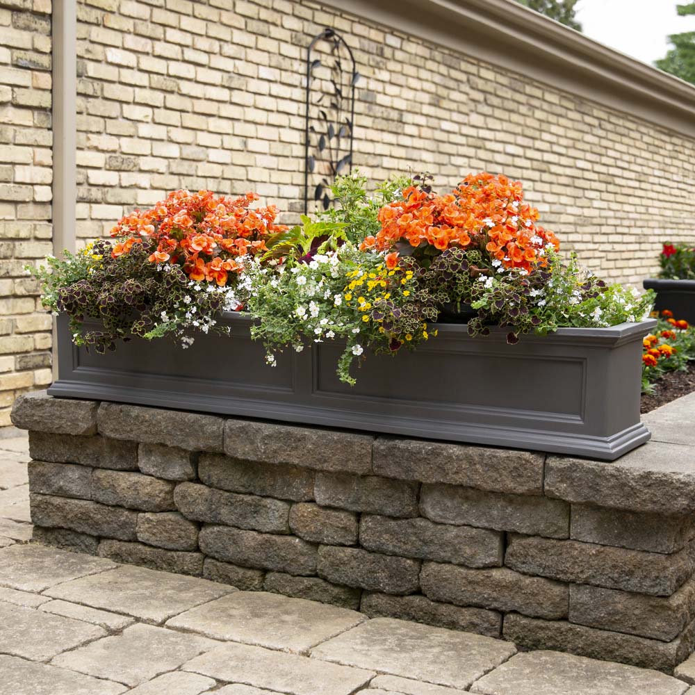 window box planters near me Mayne 5 ft. Fairfield Window Box