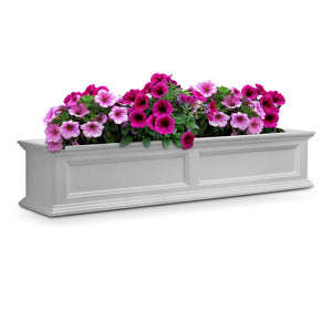 Fairfield 5ft Window Box - White