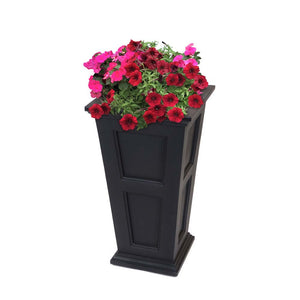 Fairfield 28in Tall Planter - Black