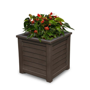 Lakeland 20in Square Planter - Espresso