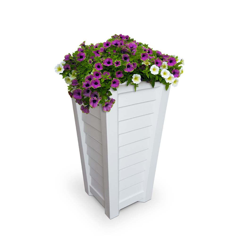 plant pots amazon prime Mayne 5868 Lakeland Tall Planter, White
