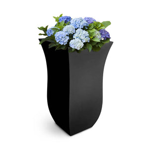 Valencia 30in Tall Planter - Black