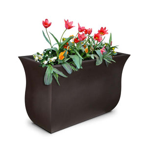 Valencia 36in x 16in Rectangle Planter - Espresso