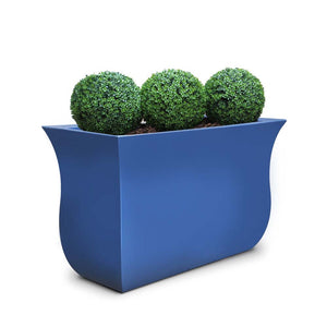Valencia 36in x 16in Rectangle Planter - Neptune Blue