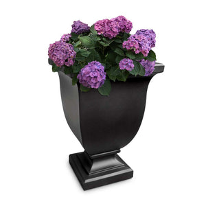 Augusta 26in Tall Planter - Black