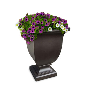 Augusta 26in Tall Planter - Espresso