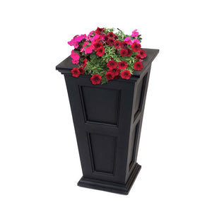 Fairfield 40in Tall Planter - Black