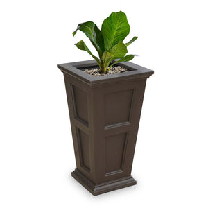 Fairfield 40in Tall Planter - Espresso