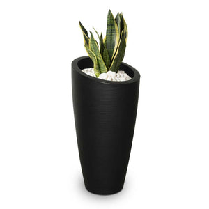 Modesto 32" Tall Planter - Black