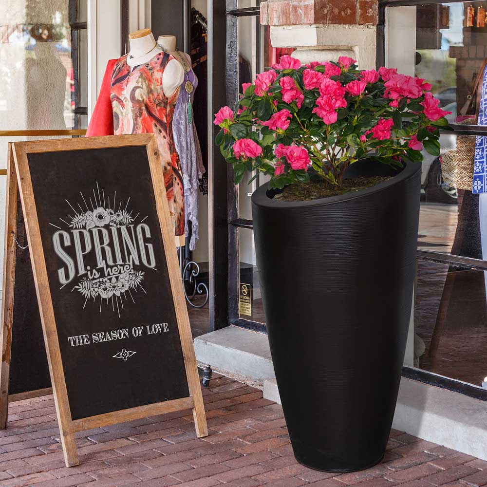 tall planter pots outdoor Mayne - Modesto 42in Tall Planter