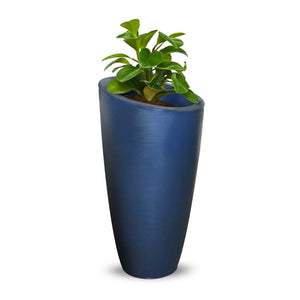 Modesto 42" Tall Planter Neptune Blue