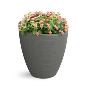 Modesto 30" Round Planter - Graphite Grey