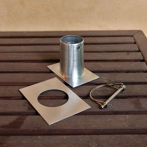 Aluminum Installation Kit disassembled