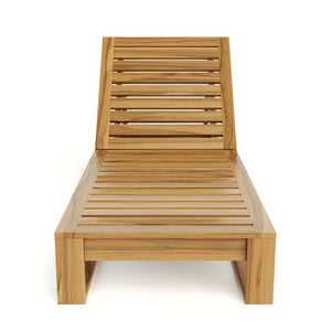 Casares Teak Chaise Lounge Chair 