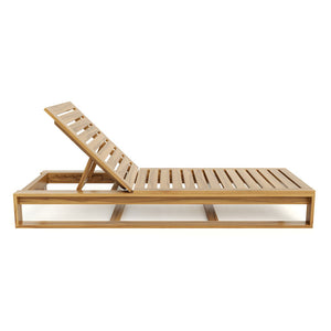 Casares Teak Chaise Lounge Chair 