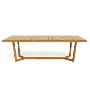 Casares Teak Dining Table with Slatted Top
